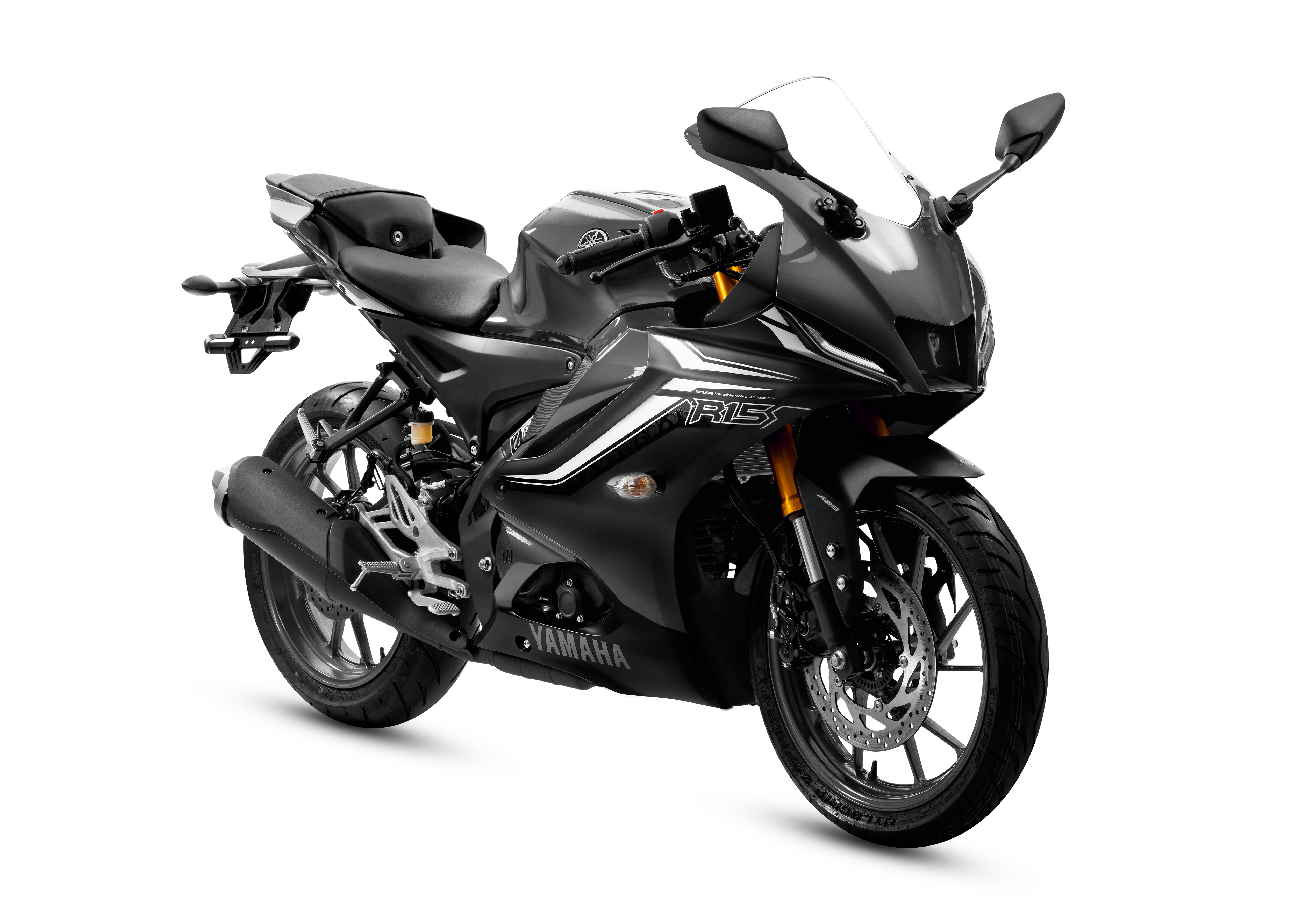Moto deportiva Yamaha YZF-R15 ABS en color gris, con diseño aerodinámico, suspensión invertida y sistema de frenos de alto rendimiento, ideal para los amantes de la velocidad y el diseño, disponible en Kasei Motors, concesionario oficial Yamaha en Lince, Lima Moto deportiva Yamaha YZF-R15 ABS en color gris, con diseño aerodinámico, suspensión invertida y sistema de frenos de alto rendimiento, ideal para los amantes de la velocidad y el diseño, disponible en Kasei Motors, concesionario oficial Yamaha en Lince, Lima