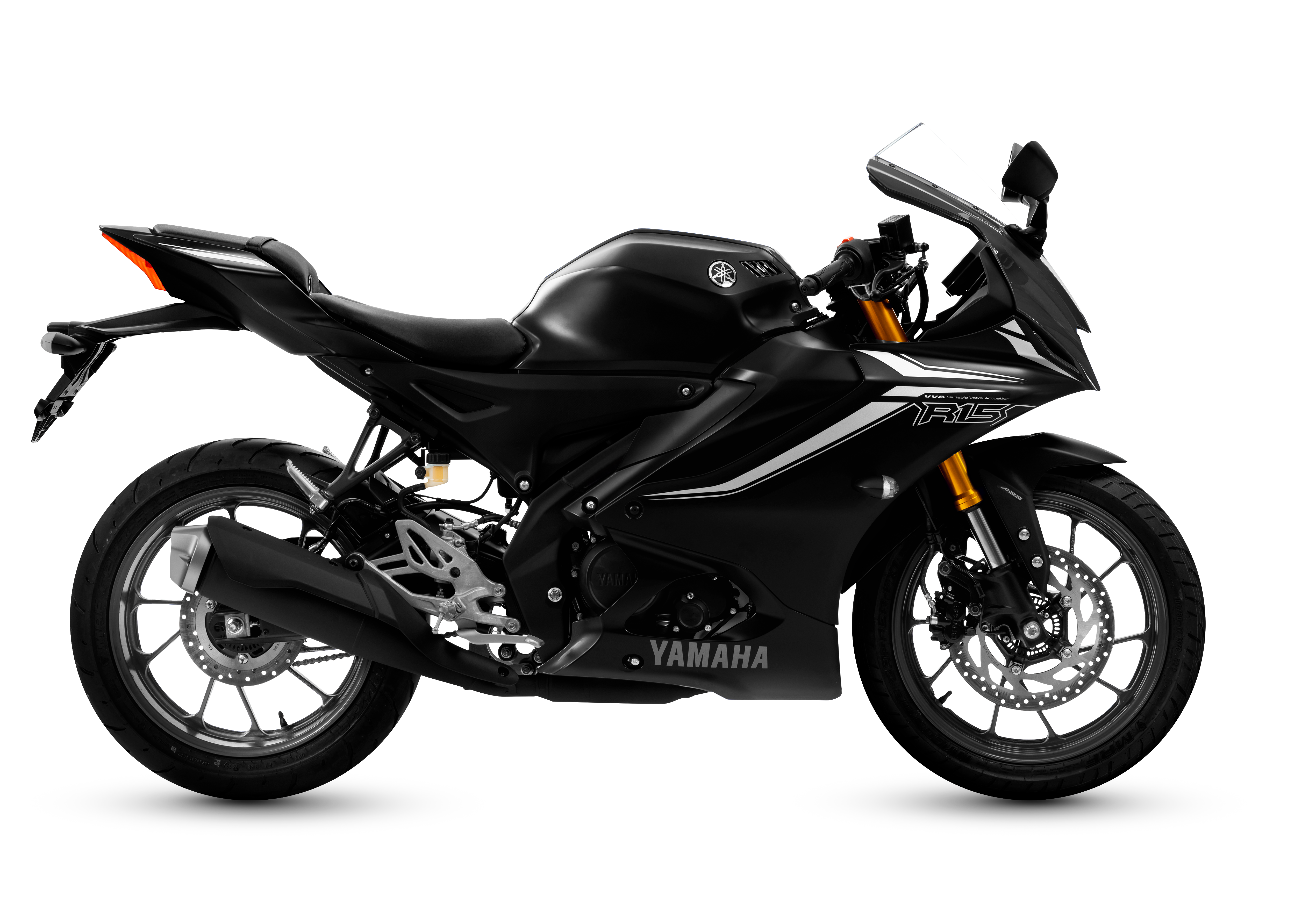 Moto deportiva Yamaha YZF-R15 ABS en color negro, con diseño aerodinámico y suspensión invertida de alto rendimiento, ideal para quienes buscan velocidad y estilo, disponible en Kasei Motors, concesionario oficial Yamaha en Lince, Lima Moto deportiva Yamaha YZF-R15 ABS en color negro, con diseño aerodinámico y suspensión invertida de alto rendimiento, ideal para quienes buscan velocidad y estilo, disponible en Kasei Motors, concesionario oficial Yamaha en Lince, Lima