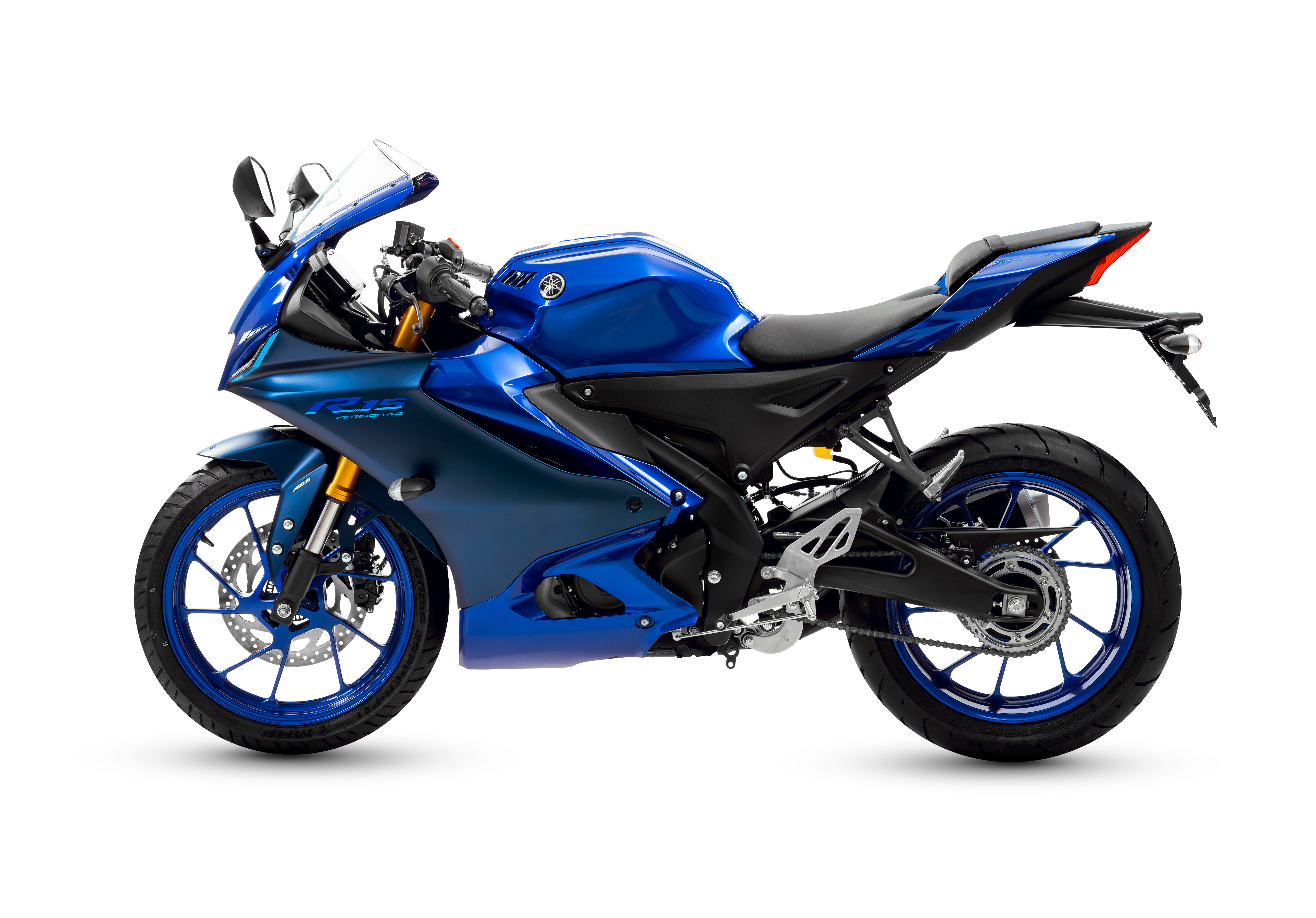 Moto deportiva Yamaha R15 V4 en color azul, equipada con tecnología de vanguardia y diseño aerodinámico, destacada por su cilindrada de 155 cc y sistema de frenos ABS, ideal para los amantes de las pisteras en Lima Moto deportiva Yamaha R15 V4 en color azul, equipada con tecnología de vanguardia y diseño aerodinámico, destacada por su cilindrada de 155 cc y sistema de frenos ABS, ideal para los amantes de las pisteras en Lima